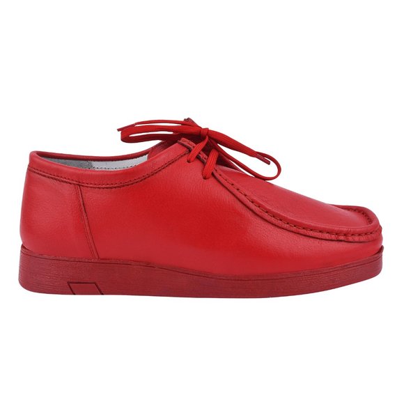 Humara Joe Men's Red LEATHER CHUKKA CASUALS - Picture 5 of 7